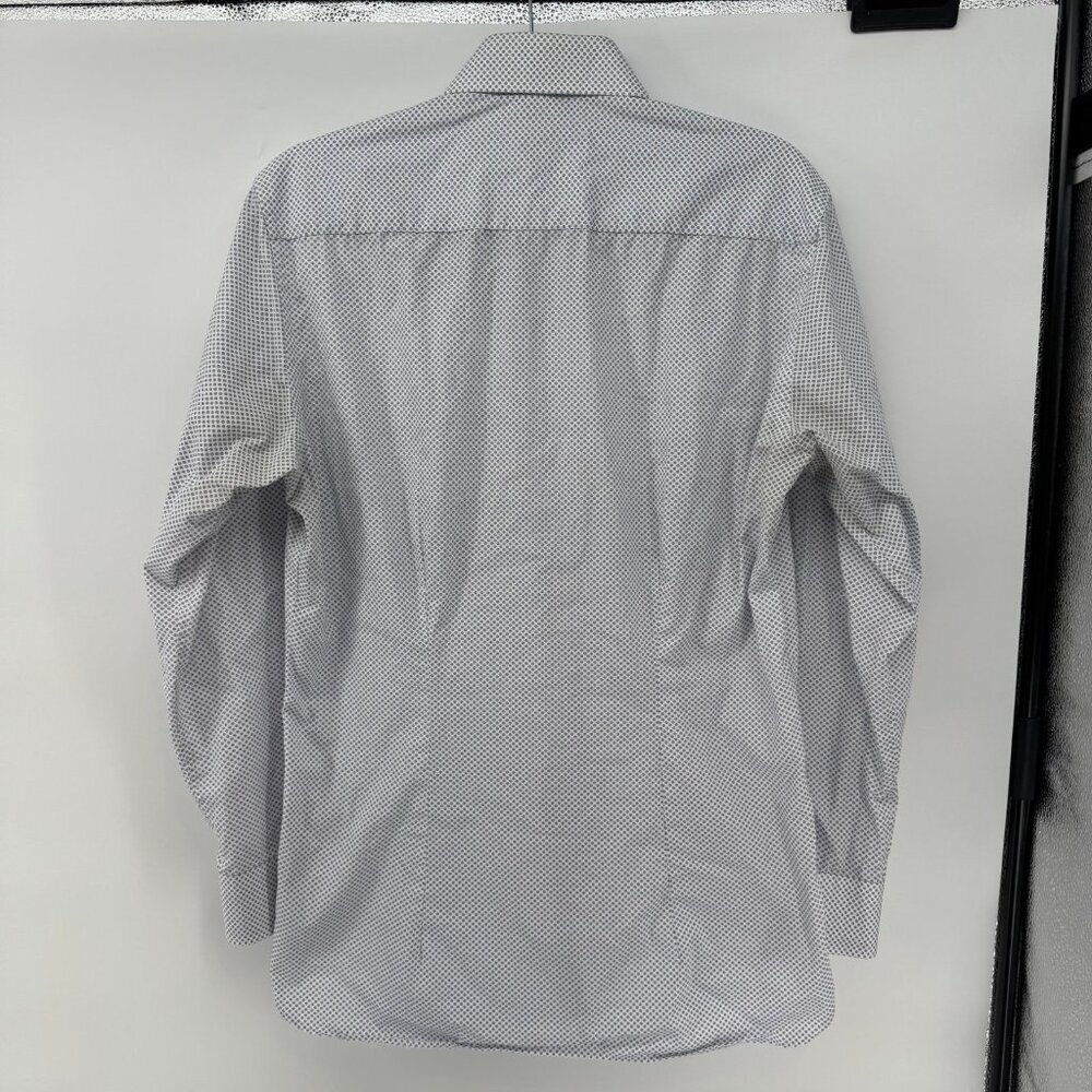 Men’s Ted Baker Endurance Dress Shirt 15.5 32/33 Blue Micro Dot Long Sleeve - Picture 4 of 4